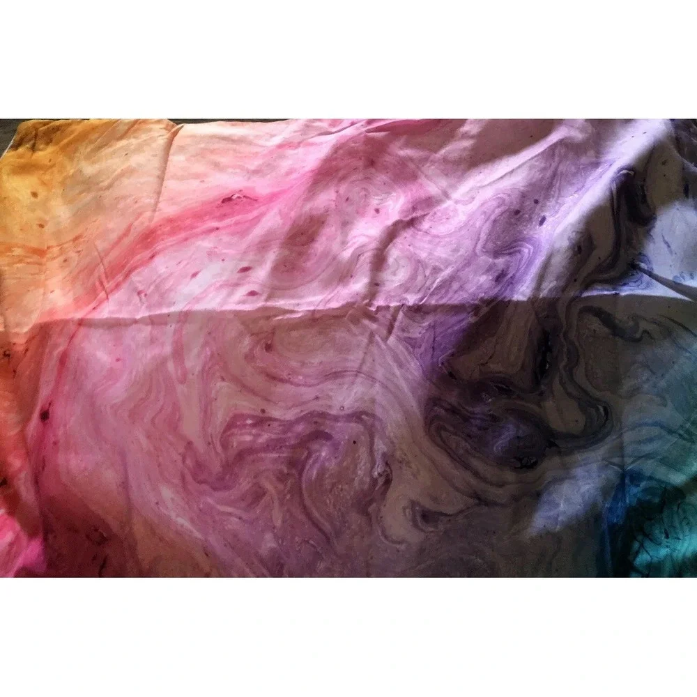 BlessLiving 3 Piece Duvet Set/ Pillow Shams Bedding Set Twin‎ Pink Purple Blue